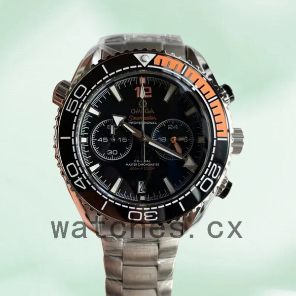 Omega Seamaster 44mm 215.32.46.51.01.001 Men Black Dial Strap Replica Watches - Image 5