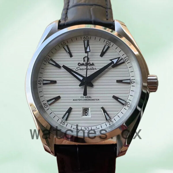 Omega Aqua Terra Men 40 mm 220.10.38.20.02.001 Asian Automatic White Dial Replica Watches - Image 4