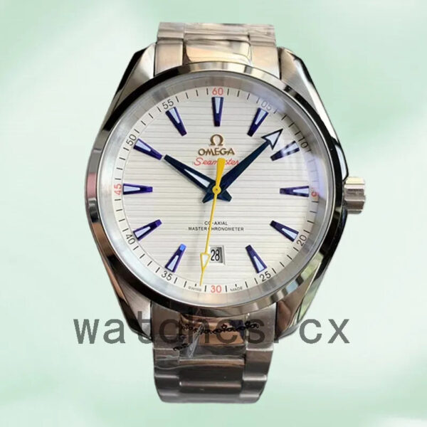 Omega Aqua Terra Men 40 mm 220.10.38.20.02.001 Asian Automatic White Dial Replica Watches - Image 5