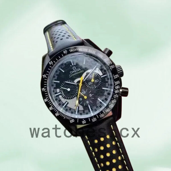 Omega Speedmaster 44mm 311.92.44.30.01.001 Men Japanese Quartz Black Dial Replica Watches - Image 3
