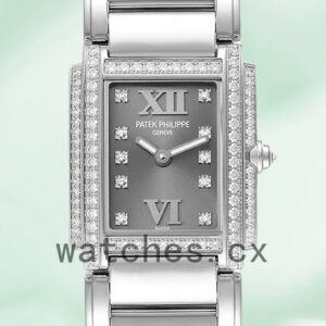 Patek Philippe Twenty-4 Ladies 27mm 4908/200G-001 Bracelet Replica Watches