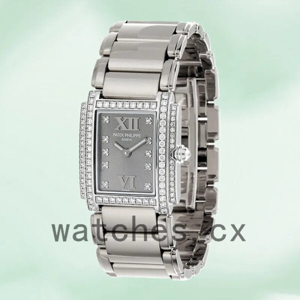 Patek Philippe Twenty-4 Ladies 27mm 4908/200G-001 Bracelet Replica Watches