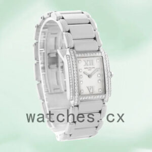 Patek Philippe Twenty-4 4908/200G-011 27mm Ladies Silver-tone White Dial Replica Watches