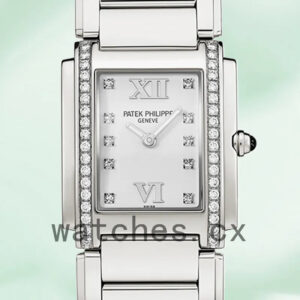 Patek Philippe Twenty-4 27mm 4910/10A-011 Ladies Silver-tone White Dial Replica Watches