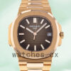 Patek Philippe Nautilus Men 5711R-001 40mm Automatic Brown Dial Replica Watches