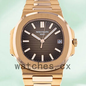 Patek Philippe Nautilus Men 5711R-001 40mm Automatic Brown Dial Replica Watches