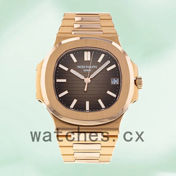 Patek Philippe Nautilus Men 5711R-001 40mm Automatic Brown Dial Replica Watches