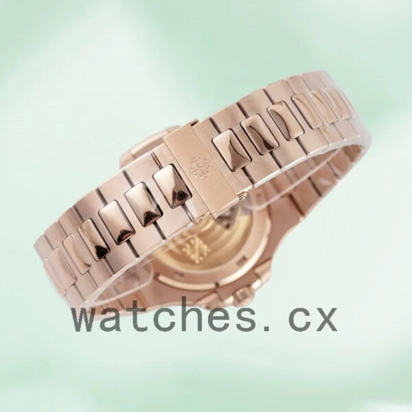 Patek Philippe Nautilus 40mm Men 5711R-002 Rose Gold-tone Automatic Replica Watches - Image 4