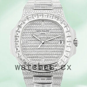 Patek Philippe Nautilus 5719/10G-010 Men’s 40mm Silver-tone Replica Watches