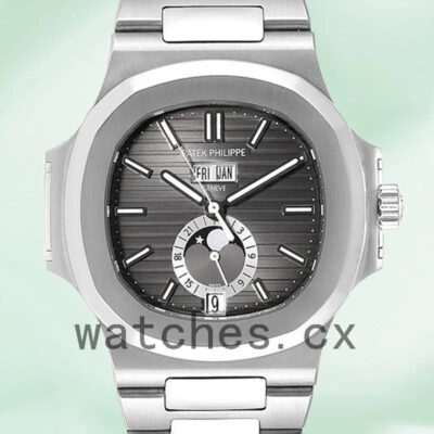 Patek Philippe Nautilus Men’s 5726/1A-001 40mm Dark Gray Dial/Black Dial Silver-tone Replica Watches