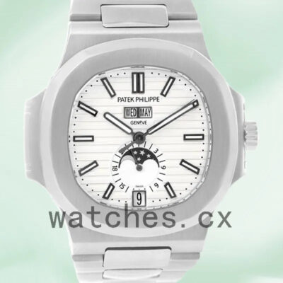 Patek Philippe Nautilus 40mm 5726/1A-010 Men’s Silver-tone Bracelet Replica Watches