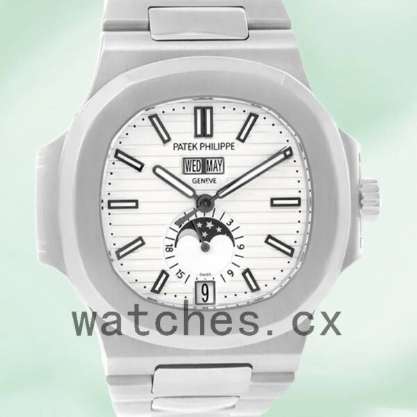 Patek Philippe Nautilus 40mm 5726/1A-010 Men’s Silver-tone Bracelet Replica Watches