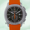 Patek Philippe Aquanaut 42mm 5968A-001 Men Rubber Band Silver-tone Replica Watches