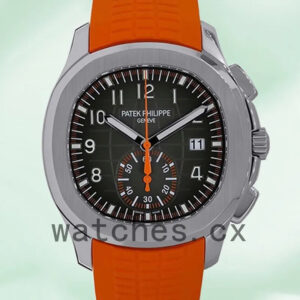 Patek Philippe Aquanaut 42mm 5968A-001 Men Rubber Band Silver-tone Replica Watches