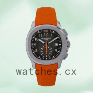 Patek Philippe Aquanaut 42mm 5968A-001 Men Rubber Band Silver-tone Replica Watches