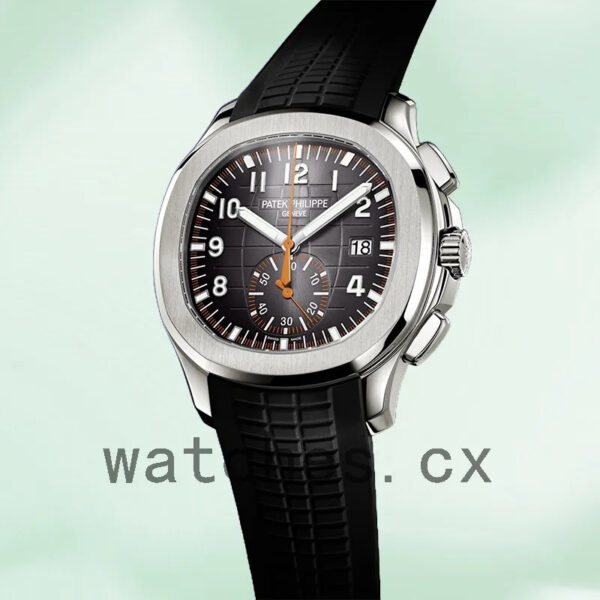 Patek Philippe Aquanaut Men 5968A-002 42mm Black Dial Replica Watches
