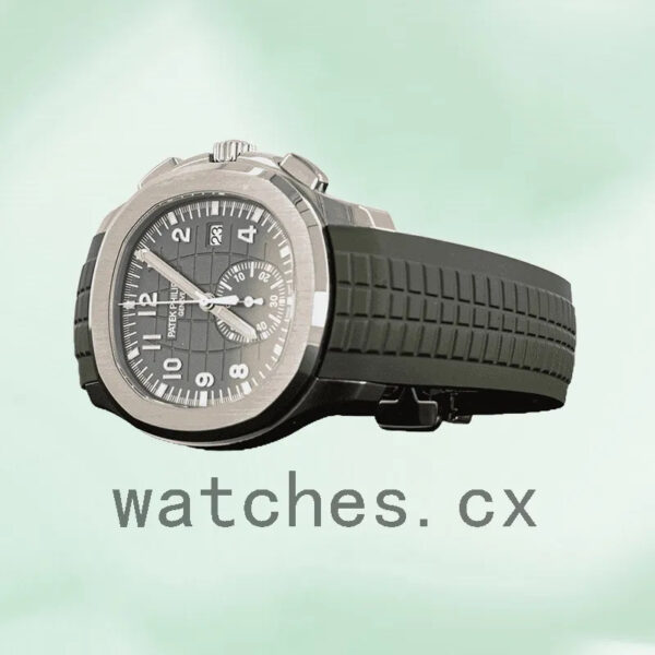 Patek Philippe Aquanaut 42mm Men’s 5968G-010 Silver-tone Rubber Band Replica Watches