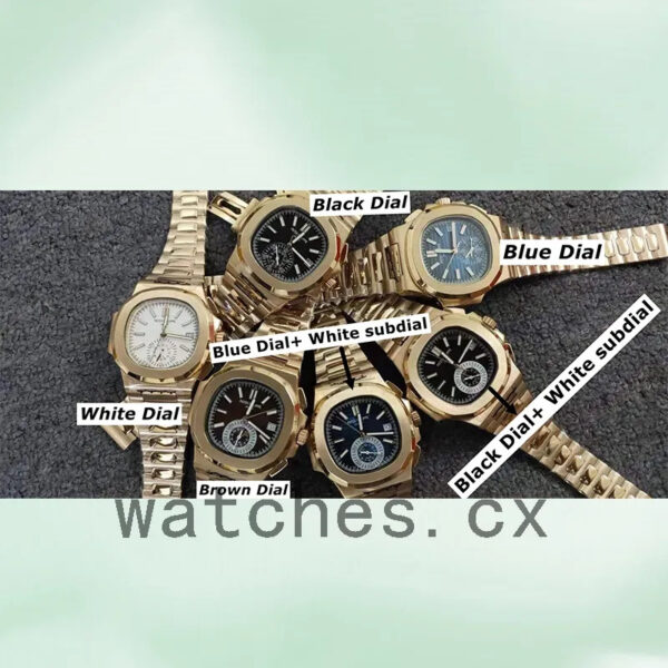 Patek Philippe Nautilus 5980/1R-001 Men’s 40mm Bracelet Automatic Replica Watches - Image 5