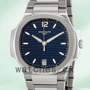 Patek Philippe Nautilus 32mm 7118/1A-001 Ladies Silver-tone Bracelet Replica Watches