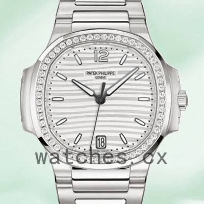 Patek Philippe Nautilus Ladies 7118/1200A-010 32mm White Dial Replica Watches