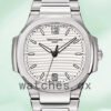 Patek Philippe Nautilus 7118/1A-010 Ladies 32mm Quartz White Dial Replica Watches