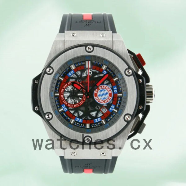 Hublot King Power Men’s 716.NX.1129.RX.BYM12 48mm Rubber Band Replica Watches - Image 2