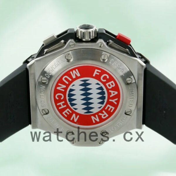 Hublot King Power Men’s 716.NX.1129.RX.BYM12 48mm Rubber Band Replica Watches - Image 4
