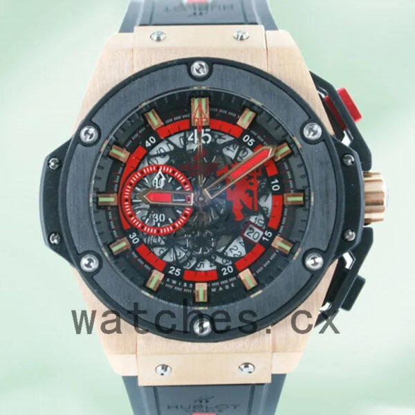 Hublot King Power Men’s 716.NX.1129.RX.BYM12 48mm Rubber Band Replica Watches - Image 6