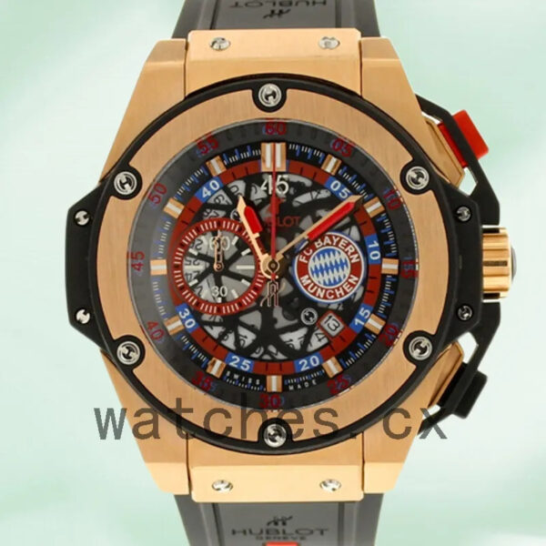 Hublot King Power Men’s 716.NX.1129.RX.BYM12 48mm Rubber Band Replica Watches - Image 5