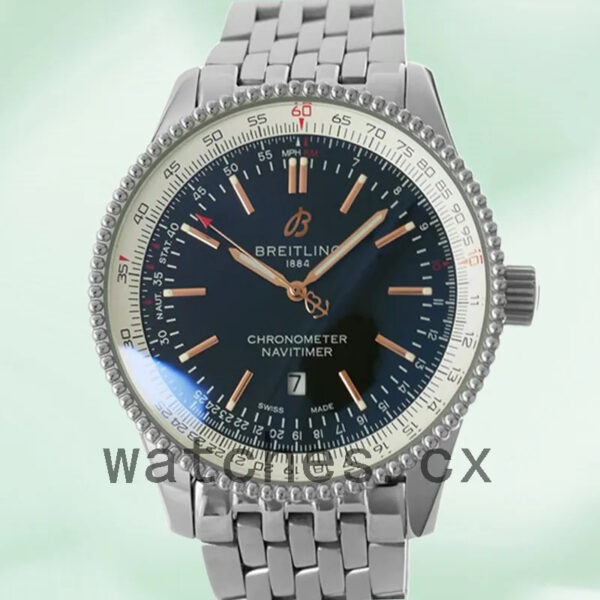 Breitling Navitimer A17326-M Men’s 46mm Silver-tone Replica Watches