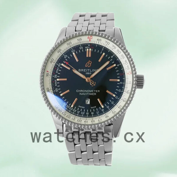 Breitling Navitimer A17326-M Men’s 46mm Silver-tone Replica Watches