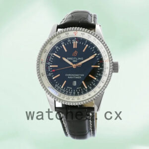 Breitling Navitimer Men’s 46mm A17326-P Black Dial Strap Replica Watches