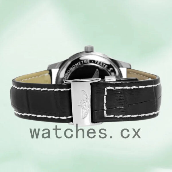 Breitling Navitimer Men’s 46mm A17326-P Black Dial Strap Replica Watches - Image 4