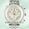 Breitling Bentley Motors A25362-A 46mm Men’s Silver-tone White Dial Replica Watches