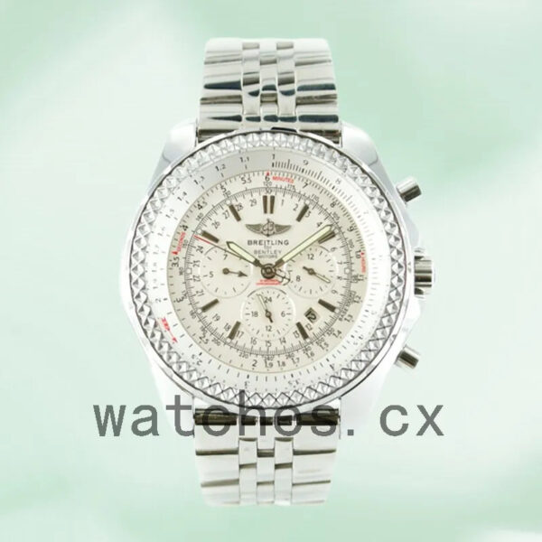 Breitling Bentley Motors A25362-A 46mm Men’s Silver-tone White Dial Replica Watches