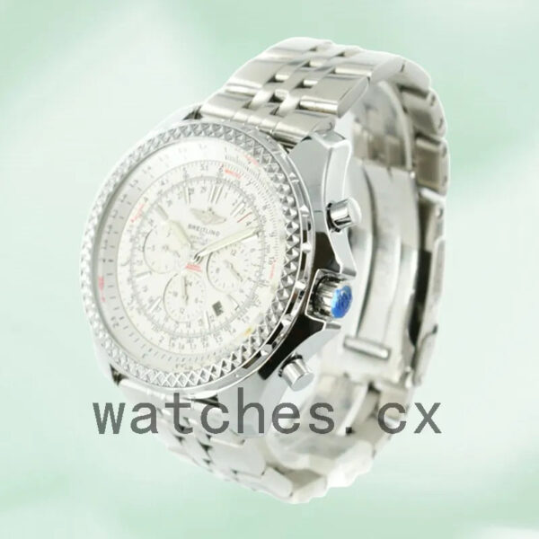 Breitling Bentley Motors A25362-A 46mm Men’s Silver-tone White Dial Replica Watches