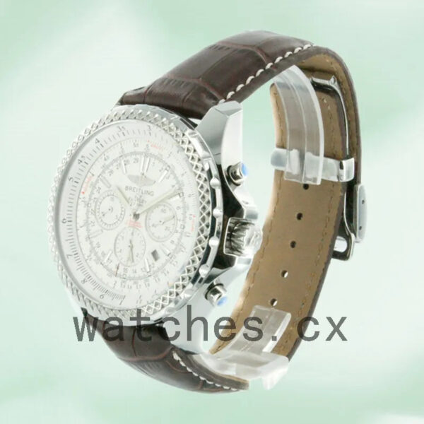 Breitling Bentley Motors Men’s A25362-B 46mm White Dial Strap Replica Watches