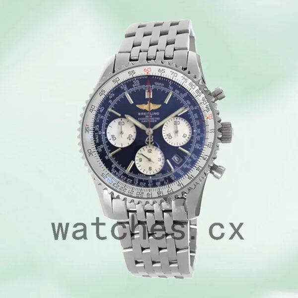 Breitling Navitimer AB0127-N Men’s 46mm Blue Dial Silver-tone Replica Watches