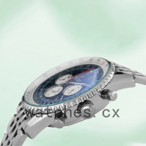 Breitling Navitimer AB0127-N Men’s 46mm Blue Dial Silver-tone Replica Watches