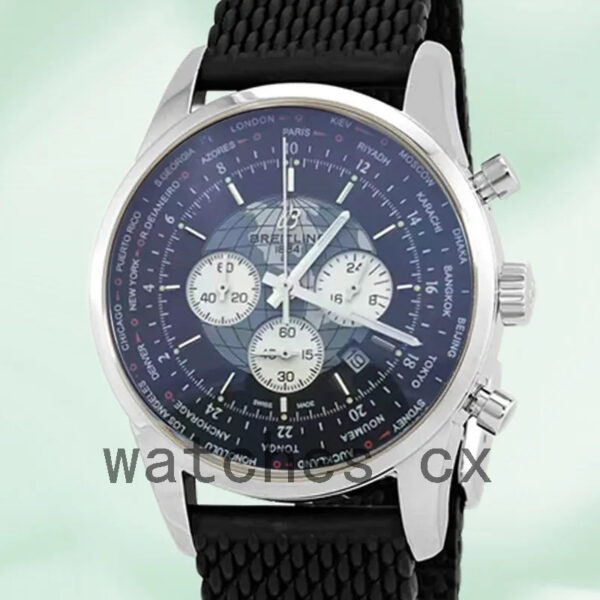 Breitling Transocean Chronograph AB0510U4BB62440X-A20D.1 46mm Men’s Black Dial Replica Watches