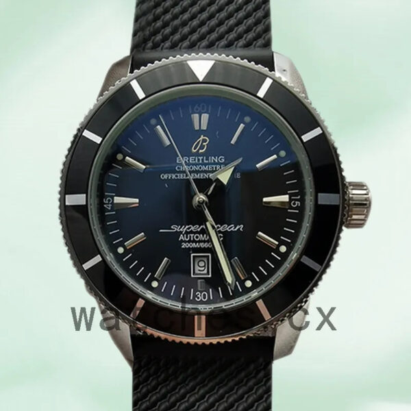 Breitling Superocean 46mm Men’s AB2010121B1S1 Strap Black Dial Replica Watches