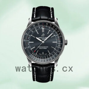 Breitling Navitimer Men’s A17326161C1P4 46mm Leather Strap Black Dial Replica Watches