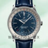 Breitling Navitimer A17326211C1P3 Men’s 46mm Leather Strap Silver-tone Replica Watches