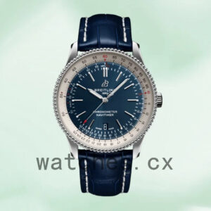Breitling Navitimer A17326211C1P3 Men’s 46mm Leather Strap Silver-tone Replica Watches