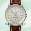 Breitling Navitimer 46mm A17326211G1P1-001 Men’s Leather Strap White Dial Replica Watches