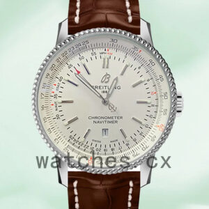 Breitling Navitimer 46mm A17326211G1P1-001 Men’s Leather Strap White Dial Replica Watches