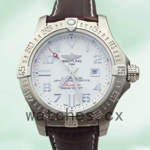 Breitling Avenger A1733110 46mm Men’s Leather Strap Silver-tone Replica Watches