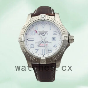 Breitling Avenger A1733110 46mm Men’s Leather Strap Silver-tone Replica Watches