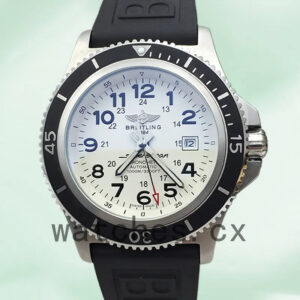 Breitling Superocean A17365 46mm Men’s White Dial Silver-tone Replica Watches