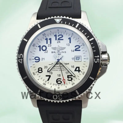 Breitling Superocean A17365 46mm Men’s White Dial Silver-tone Replica Watches